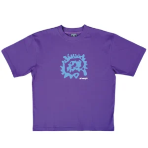 Splatter t-shirt purple