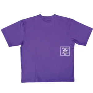 Splatter t-shirt purple